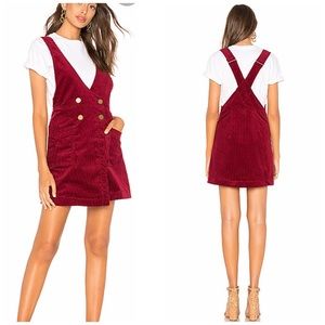 FP CANYONLAND CORDUROY  JUMPER IN BURGUNDY